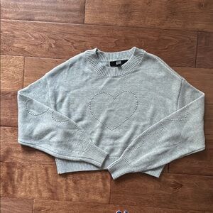 Steve Madden Gray Crewneck Sweater NWOT